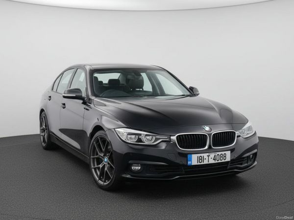 BMW 3-Series Saloon, Petrol Plug-in Hybrid, 2018, Black