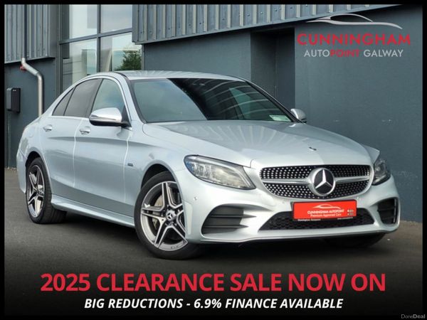 Mercedes-Benz C-Class Saloon, Diesel Plug-in Hybrid, 2021, Silver