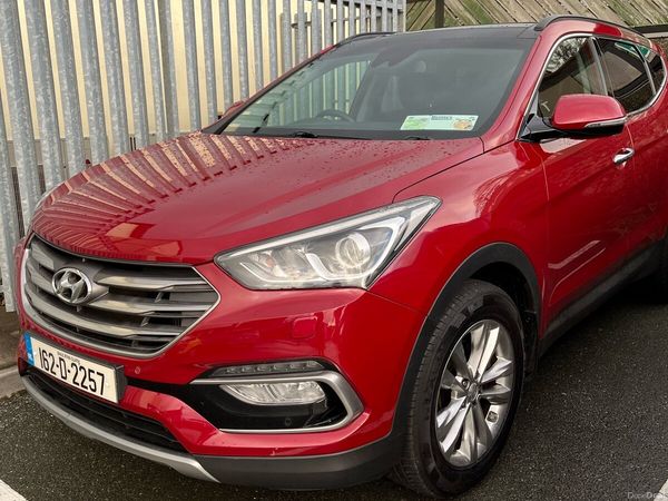 Hyundai Santa Fe SUV, Diesel, 2016, Red
