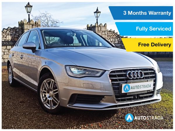 Audi A3 Saloon, Petrol, 2015, Silver