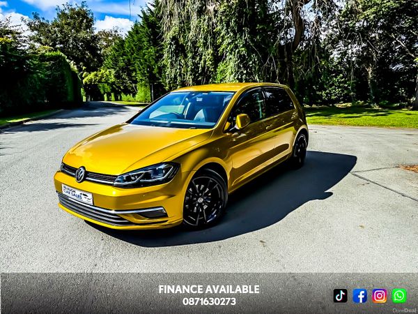 Volkswagen Golf Hatchback, Petrol, 2017, Yellow
