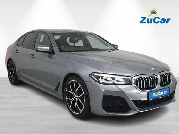 BMW 5-Series Saloon, Diesel Hybrid, 2023, Grey