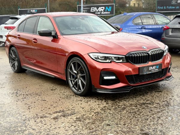 BMW 3-Series Saloon, Petrol Hybrid, 2020, Orange