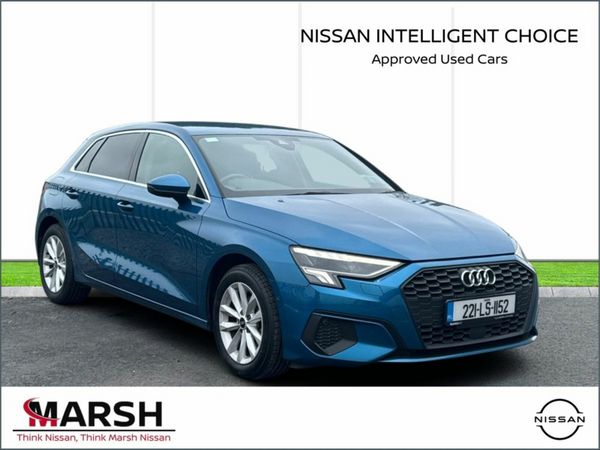 Audi A3 Hatchback, Petrol, 2022, Blue