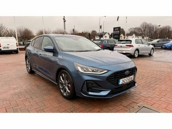 Ford Focus Hatchback, Petrol Hybrid, 2024, Blue