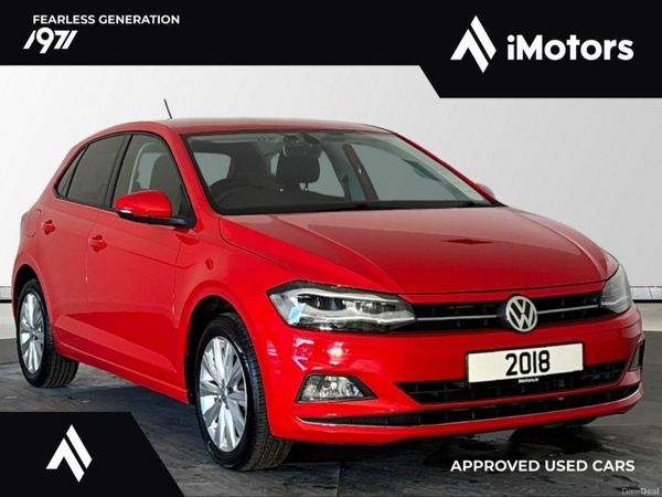 Volkswagen Polo Hatchback, Petrol, 2019, Red