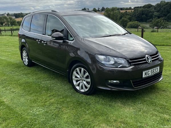Volkswagen Sharan MPV, Diesel, 2014, Brown