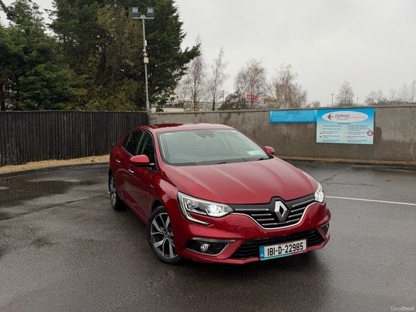 Renault Megane Saloon, Diesel, 2018, Red