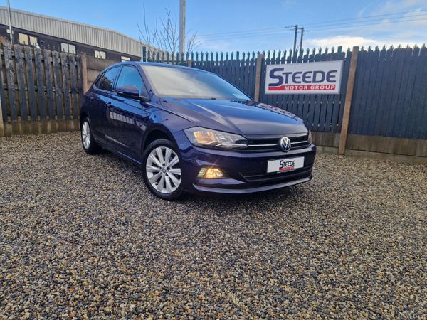 Volkswagen Polo Hatchback, Petrol, 2021, Blue
