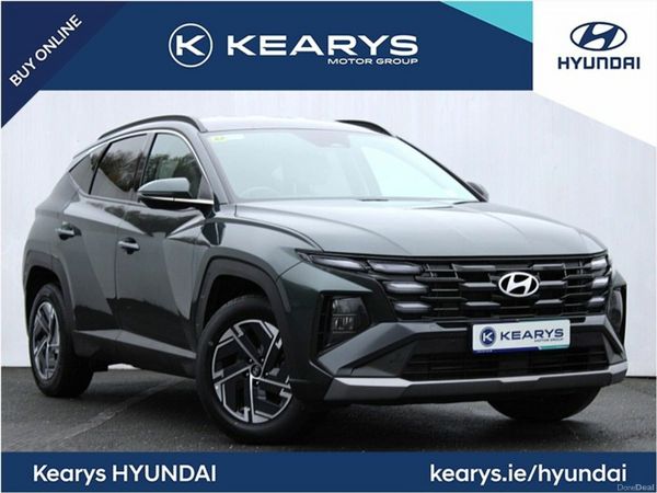 Hyundai Tucson SUV, Petrol Hybrid, 2025, Green