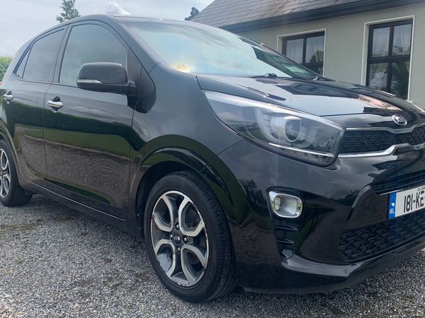Kia Picanto Hatchback, Petrol, 2018, Black