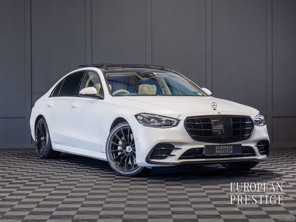 Mercedes-Benz S-Class Saloon, Petrol Plug-in Hybrid, 2025, White