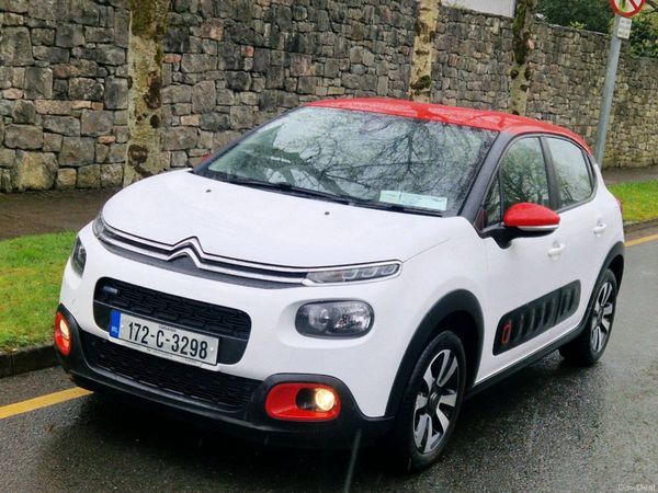 Citroen C3 Hatchback, Petrol, 2017, White