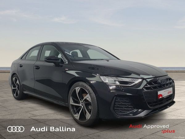 Audi A3 Saloon, Petrol, 2025, Black