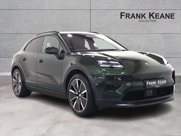 Porsche Macan SUV, Electric, 2025, Green