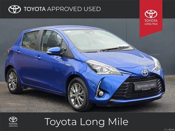 Toyota Yaris Hatchback, Petrol Hybrid, 2017, Blue