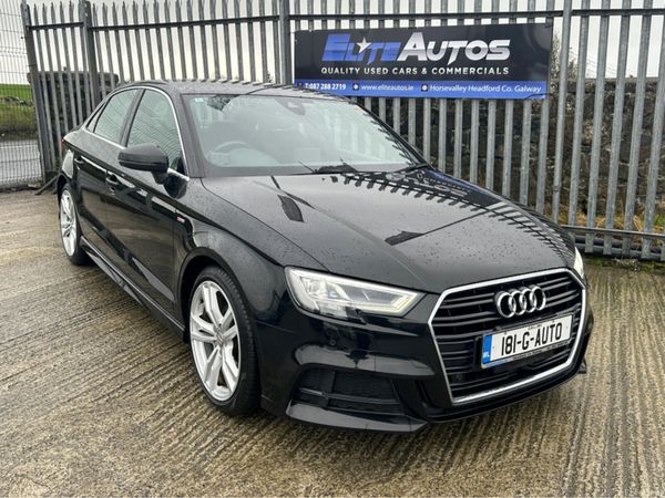 Audi A3 Saloon, Petrol, 2018, Black