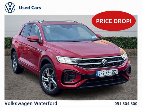 Volkswagen T-Roc SUV, Petrol, 2023, Red