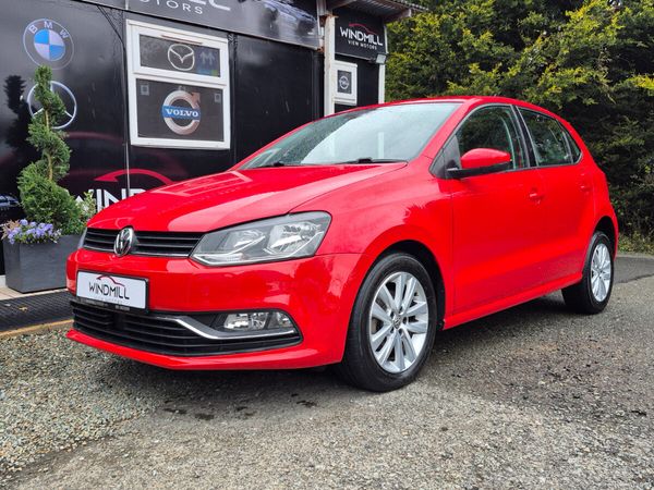 Volkswagen Polo Hatchback, Petrol, 2017, Red