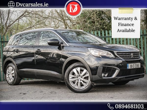 Peugeot 5008 MPV, Diesel, 2018, Black
