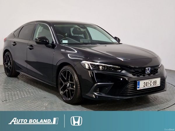Honda Civic Hatchback, Petrol Hybrid, 2024, Black