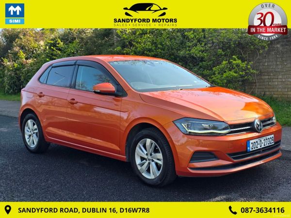 Volkswagen Polo Hatchback, Petrol, 2020, Orange