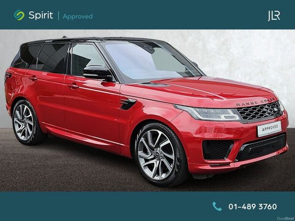 Land Rover Range Rover Sport SUV, Petrol Hybrid, 2022, Red