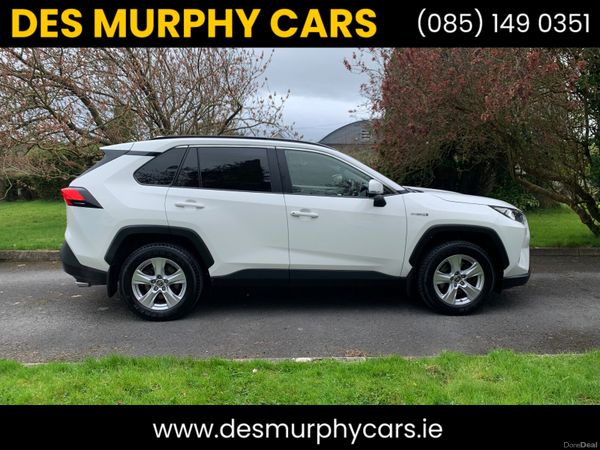 Toyota RAV4 SUV, Petrol Hybrid, 2020, White