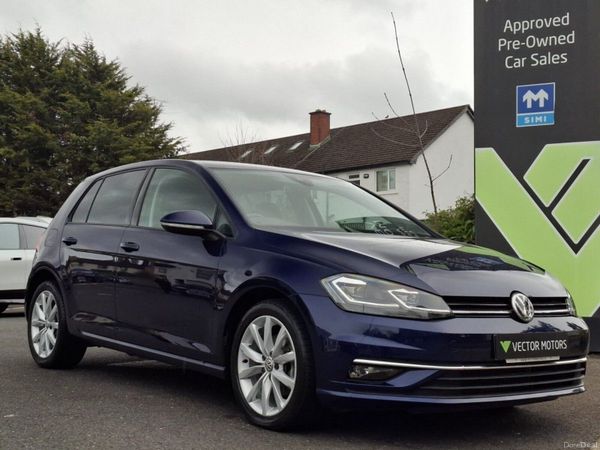 Volkswagen Golf Hatchback, Petrol, 2019, Blue