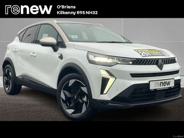 Renault Captur SUV, Petrol Hybrid, 2026, White