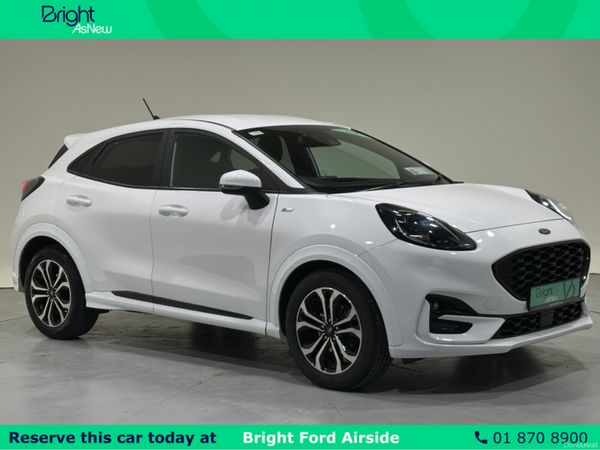 Ford Puma MPV, Petrol Hybrid, 2021, White