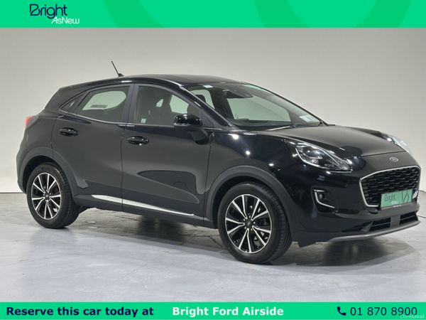 Ford Puma MPV, Petrol Hybrid, 2021, Black