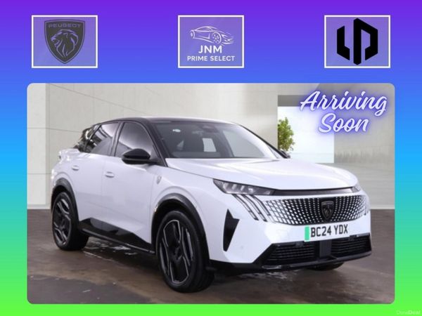 Peugeot 3008 SUV, Electric, 2024, White