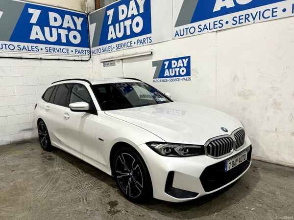 BMW 3-Series Estate, Petrol Plug-in Hybrid, 2023, White