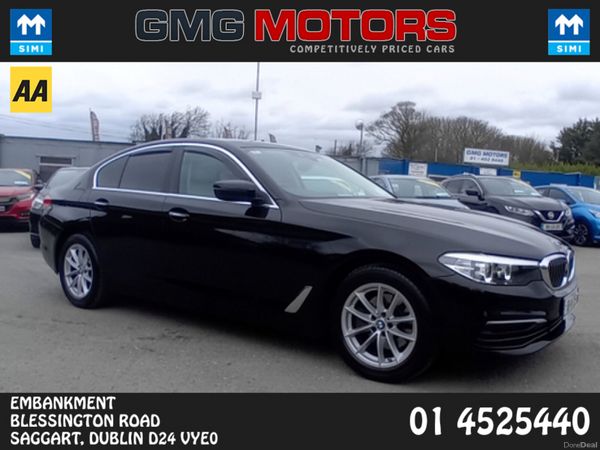 BMW 5-Series Saloon, Diesel, 2018, Black