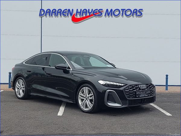 Audi A5 Saloon, Petrol Hybrid, 2025, Black