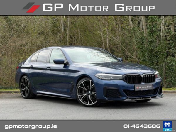 BMW 5-Series Saloon, Diesel, 2021, Blue