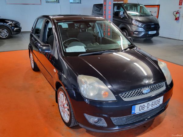 Ford Fiesta Hatchback, Petrol, 2008, Black