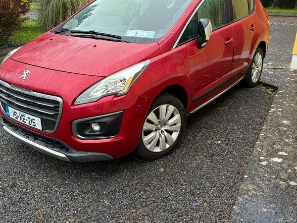 Peugeot 3008 SUV, Diesel, 2015, Red