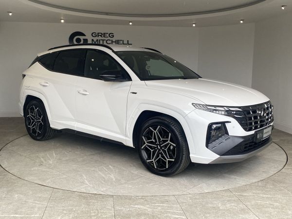 Hyundai Tucson SUV, Petrol Hybrid, 2023, White