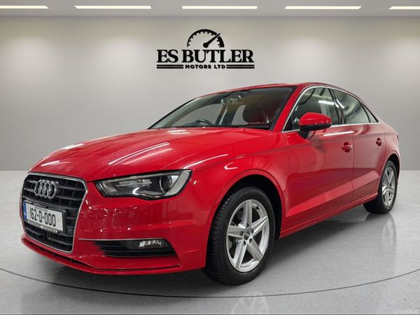 Audi A3 Saloon, Petrol, 2016, Red