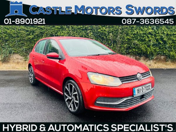 Volkswagen Polo Hatchback, Petrol, 2016, Red