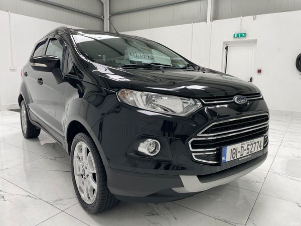 Ford EcoSport SUV, Petrol, 2018, Black