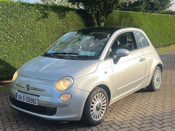 Fiat 500 Hatchback, Diesel, 2008, Silver
