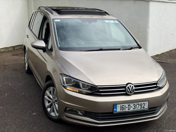 Volkswagen Touran MPV, Diesel, 2016, Brown