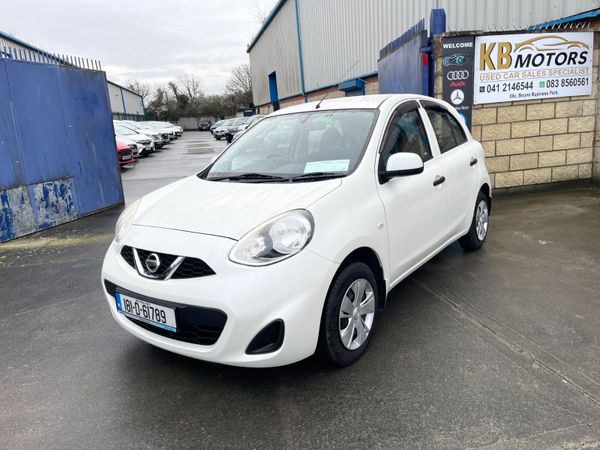 Nissan March Hatchback, Petrol, 2018, White