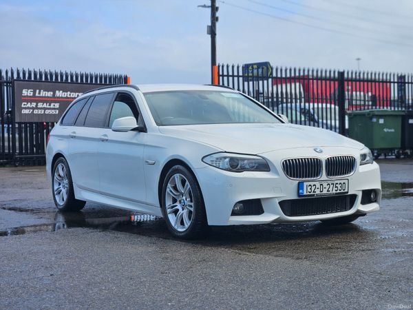 BMW 5-Series Estate, Diesel, 2013, White