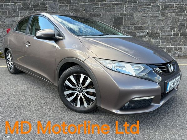 Honda Civic Hatchback, Diesel, 2014, Brown
