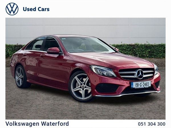 Mercedes-Benz C-Class Saloon, Diesel, 2019, Red