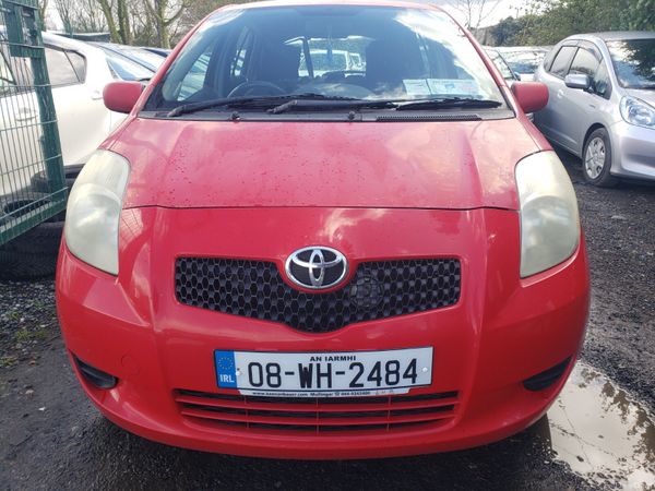 Toyota Yaris Hatchback, Petrol, 2008, Red